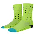 thumbnail image 3 of Men Women Bike Bicycle Cycling Running Sport Breathable Nylon Calf Socks Fluorescent Green, 3 of 4