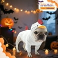 thumbnail image 4 of GASTROPOD Dog Halloween Costumes,Cute Halloween Costumes for Dogs,Polar Fleece White Chicken Transformation Costume Small Dog Halloween Costumes,S, 4 of 7