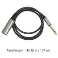 thumbnail image 2 of TABLZONE Practical Black Audio Cable for Microphone and Mixer Equipment with Wear Resistant Design, 2 of 7