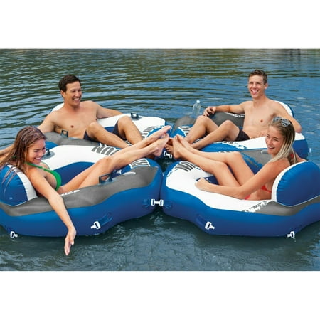 Intex - Lounge Inflatable 1 Person Floating Tube - Multi