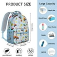 thumbnail image 6 of Construction Vehicle Waterproof Backpack - Ergonomic Design with Breathable Straps, Spacious Storage for College Students & Commuters, 6 of 6
