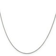 thumbnail image 3 of Leslie's 14K White Gold .7 mm Box w/Lobster Chain (Weight: 2.47 Grams, Length: 24 Inches), 3 of 5