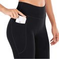thumbnail image 3 of Yoga Pants for Women with Pockets High Waisted Workout Pants for Women Bootleg Work Pants Dress Pants, 3 of 5