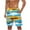 Multicolor 1, variant on Summer Beach Shorts Men Plus Size Swim Trunks Quickly Dry Elastic Waist Fashionable Drawstring Board Shorts Hawaiian 3d Print Swimwear Sales Today Clearance