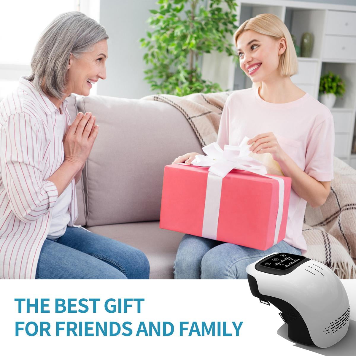 Cordless KneeMassager with lnfrared Heat andVibration,Adjustable TemperatureKnee Massager