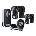 thumbnail image 3 of Guantes de boxeo mitones Kick Pack Set Kick Boxing Strike Pads equipo de boxeo Negro, 3 of 8