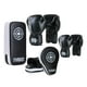 thumbnail image 3 of Almohadillas de boxeo guantes guantes de boxeo Kick Pack Set equipo de boxeo de arte Negro, 3 of 8