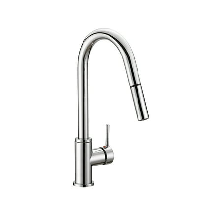 Design House 548297 Eastport Pull-Down Kitchen Faucet, Polished Chrome