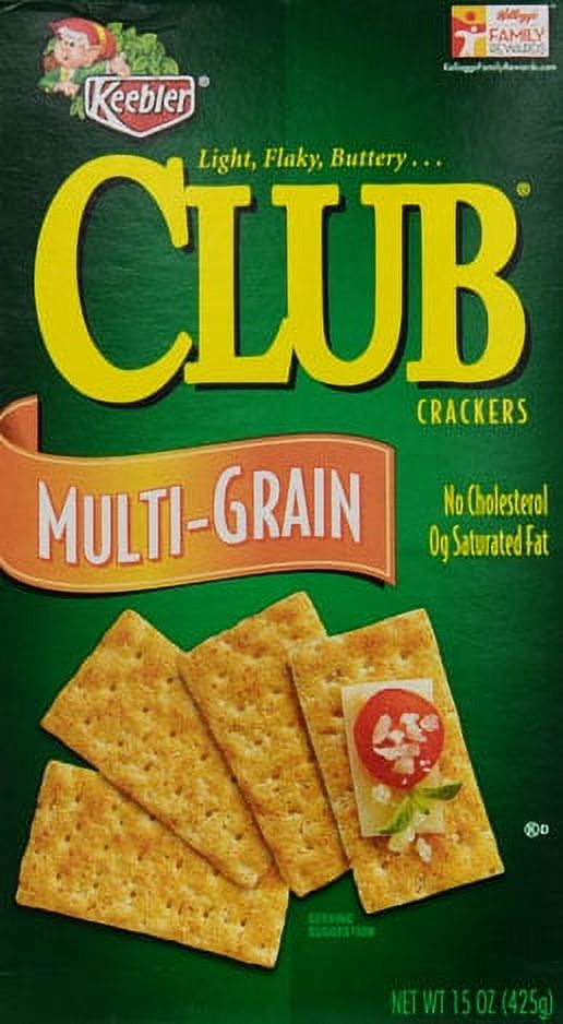 Keebler Club Multi-Grain Crackers, 15 Oz. - image 2 of 4