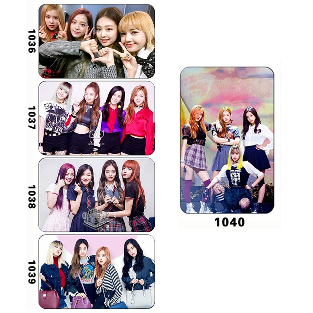 bestope 10pcs kpop blackpink card pet plastic sticker reused card stickers walmart com