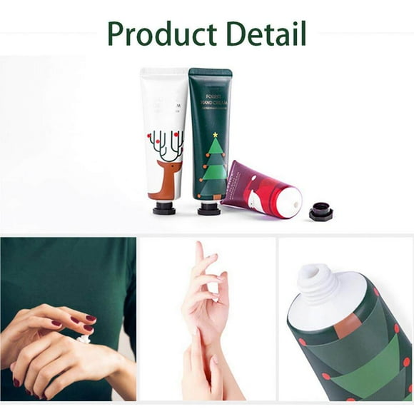 3PCS Christmas Moisturizing Hand Cream Set Remove Fine Line Hand Creams
