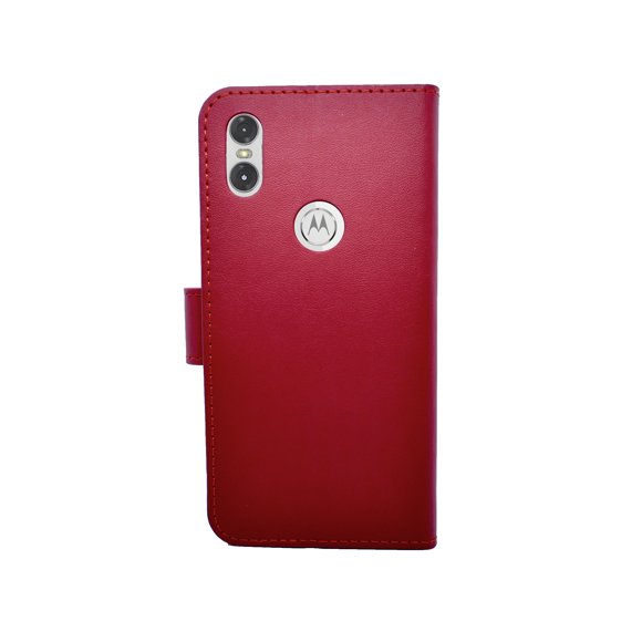 Funda tipo cartera para Motorola Moto One | P30 play Rojo Atti Premier diary