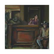 Wild West Saloon Scene - Canvas