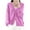 Purple, variant on Womens Button Down Knit Cardigans Long Sleeve V Neck Casual Cardigan Sweaters Light Weight Loose Lounge Wear Fall Hot Pink, 2XL