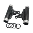 thumbnail image 1 of Soporte de faro de motocicleta Accesorios de motocicleta Equipo de reparación Acero inoxidable Negro 36 mm, 1 of 8