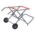thumbnail image 4 of Portable Table Saw Stand with Wheels, 350 lbs Capacity, Universal Rolling Folding Stand Compatible with Most Portable Table Saws, Easy Mobility and Storage, 4 of 5