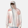 thumbnail image 2 of Fotbe Pink Marble Chaqueta con Protección Solar UPF 50+ para Hombre y Mujer, Camisa con Capucha y Bolsillos-Medium, 2 of 7