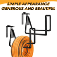 thumbnail image 4 of Heavy-Duty Hose Support Wall Mounted Hose Bracket Garden Hose Rack Hose Support Tool Hose Support, 4 of 7