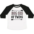thumbnail image 3 of Inktastic Big Sis of Twins Sister Announcement Girls Toddler T-Shirt, 3 of 5