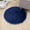 Navy blue, variant on Small Round Fluffy Area Rug for Bedroom Cute Shaggy Circle Area Rug Soft Furry Floor Carpet for Living Room Bedroom Playroom Dorm Indoor Aesthetic Home Décor Comfy Plush Floor Mat,Navy blue