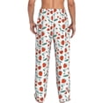 thumbnail image 3 of Goofa Strawberries Printed Soft Pajama Pants for Men, Wide Leg Comfy Casual Lounge Yoga Pants-X-Large, 3 of 9
