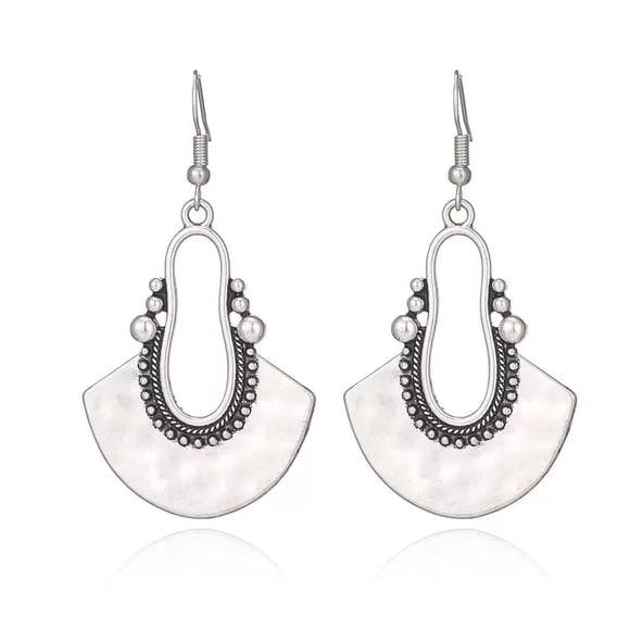 Aretes KAIYIDAN Boho Vintage Largos en Plata