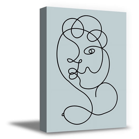Awkward Styles Abstract Woman Canvas Wall Art Female Portrait Home Office Decor Minimalist Prints