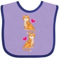 thumbnail image 3 of Inktastic Tiger Jungle Animal Girls Baby Bib, 3 of 4