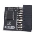 thumbnail image 2 of Placa Módulo Seguridad Cifrada TPM 2 0 Tarjeta Base LPC 20 Pines para Windows 11, 2 of 3