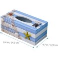 thumbnail image 2 of Box Ocean wind tissue box nautical napkin holder tissue container beach tissue case holder cover, 2 of 5
