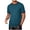 Blue, variant on Men's Ringer Heavyweight T Shirts Loose Summer Crew Neck Short Sleeve Casual Athletic Tops Blue XL