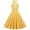 Z1#Yellow364, variant on Puliio Halter Dresses for Women Summer Polka Dot A Line Mini Vintage Casual Party Swing Dress