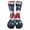Navy, variant on Patriotic Swirl Star Compression Socks with Red White Blue Design and Calf Support, Awesome For Fourth Of July Parades Memorial Day Gatherings Red