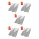 thumbnail image 2 of Yuarrent Manta de emergencia portátil reflectante a prueba de golpes a prueba de viento impermeable exterior viajes mantas de supervivencia Plata 5Conjunto, 2 of 6
