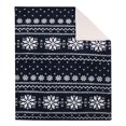 thumbnail image 1 of Couverture de noel, bleu 60po x 70po, 1 of 5