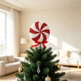thumbnail image 4 of NIUBWJL Mini Christmas Candy Tree Topper Peppermint Tree Topper, 4 of 6