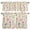 Cream, variant on 3 Piece Kitchen Curtains and Valances Set Summer Floral Cafe Curtains 36 Inch Length Pink Wildflowers Country Botanical Retro Plaid Valance & Tier Curtain for Living Room Bedroom 54"x18"+27"x36"*2