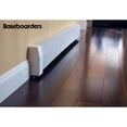 thumbnail image 4 of Baseboarders Premium 4 ft Easy Slip-on Baseboard Heater Cover - White (L & R End Caps), 4 of 5