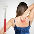 thumbnail image 1 of WIFKLSIIPG Stainless Steel Telescopic Rod Extendable Back Scratchers for Adults Bear /Rake Scratcher for Scratching Instant From, 1 of 4