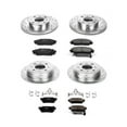 thumbnail image 3 of PowerStop Front and Rear Z23 Evolution Sport Carbon-Fiber Ceramic Brake Pad and Drilled & Slotted Rotor Kit Fits: HONDA Select Models K403, 3 of 10