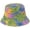 D, variant on CoCopeaunts Tie Dye Bucket Hat Thickened Warm Basin Hat Female Plush Colorful Rainbow Fisherman Hat Stage Costume Accessory