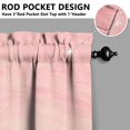 thumbnail image 3 of Abstract Oil Paiting Watercolor Kitchen Curtains - Vintage Tier Cafe Curtains for Bathroom Living RV Rod Pocket Window Drapes 36 Inch 2 Panels Set 28"x36" Window Treatment Tiers, 3 of 4