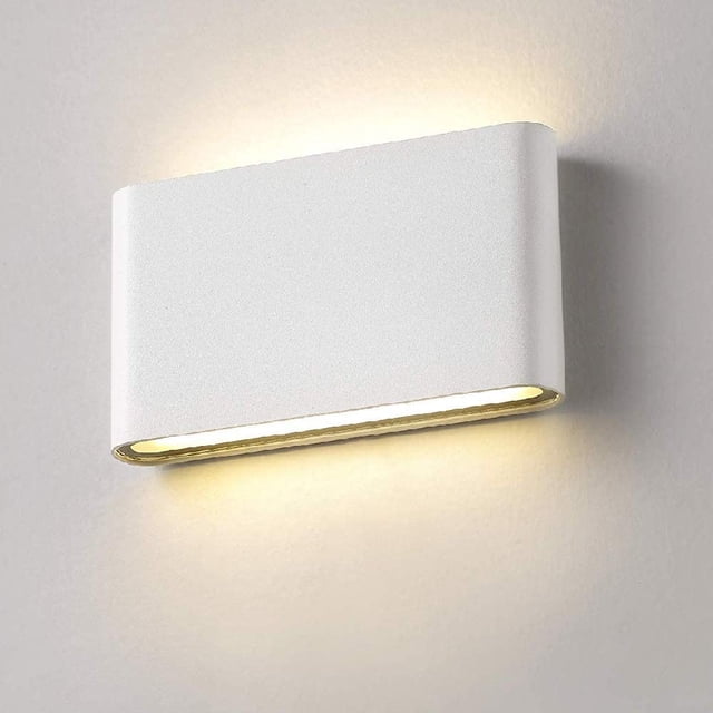 Aplique de pared para interiores / Apliques para exteriores / Aplique LED moderno para exteriores para pasillo, villa, cocina, hotel, escalera, sala de estar, dormitorio, blanco cálido