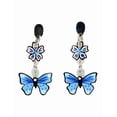 thumbnail image 1 of Aretes artesanales de mariposa, 1 of 6