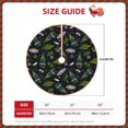 thumbnail image 2 of Salouo Space Rockets Christmas Tree Skirt 36" Farmhouse Christmas Decorations Snowman Xmas Tree Skirt Tree Mat for Holiday Party Decor, 2 of 8