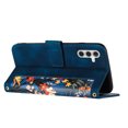 thumbnail image 3 of Compatible with Samsung Galaxy A34 5G Vintage Flower Wallet Case Magnetic Closure Cover with Card Slots, 3 of 5