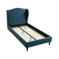 thumbnail image 6 of Posh Living RBD478-03NY-UE Adelyne Linen Platform Bed for Unisex, Navy - Twin XL Size, 6 of 20