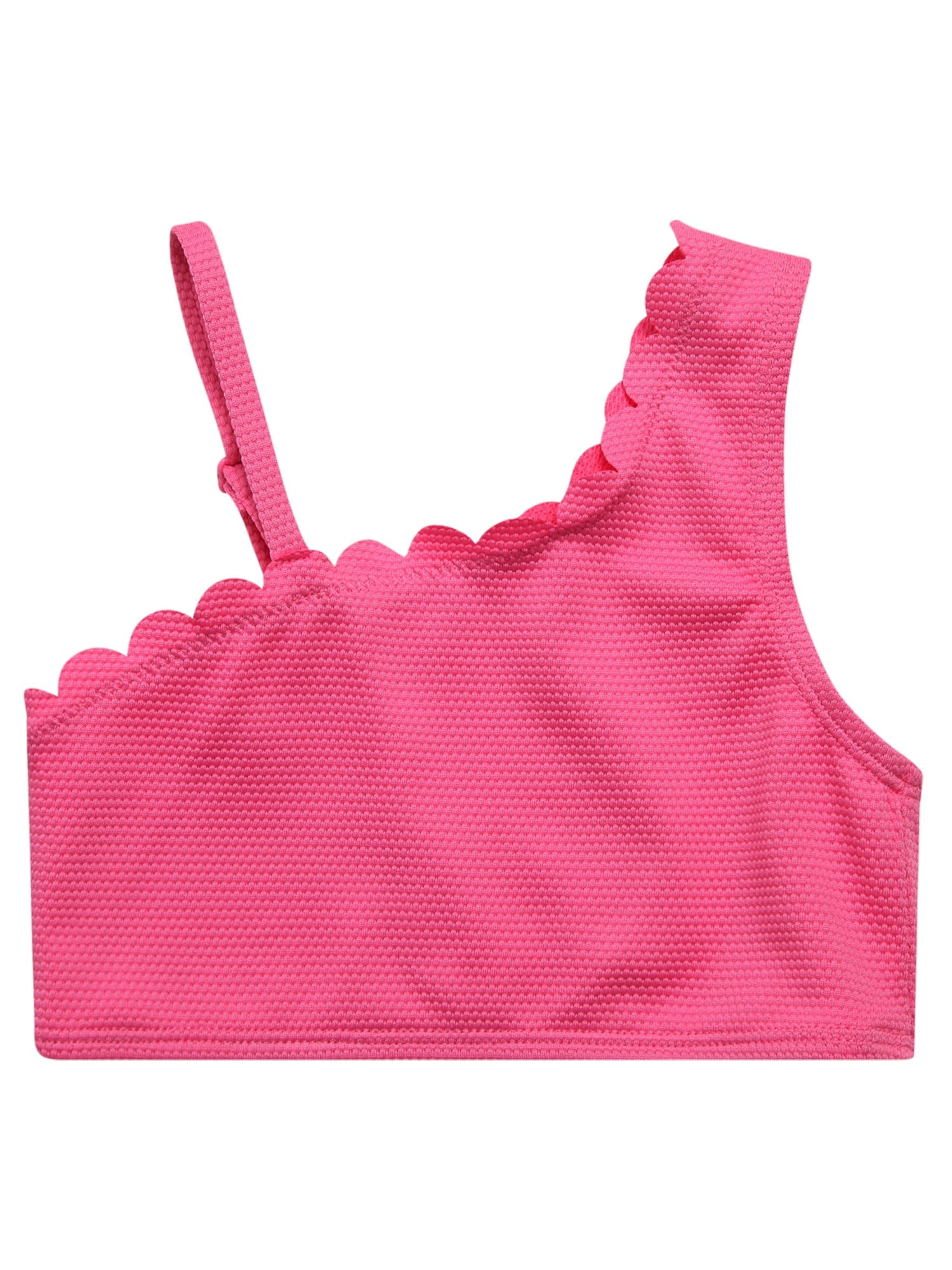 Jessica Simpson Girls' Two-piece Asymmetrical Bikini Swimsuit, Sizes 4-16