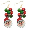 thumbnail image 1 of Christmas Earring Creative Santa Decorative Xmas Drop Earring Pendant Earring, 1 of 7
