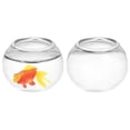 thumbnail image 1 of Shisuyan 2 Pcs Jouet de Simulation pour Aquarium Miniature Rond, Poupée, Bol pour Poisson Rouge, 1 of 8